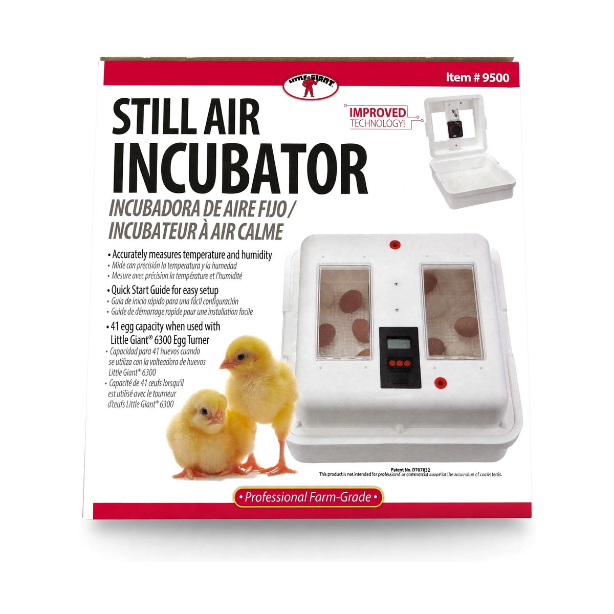 Little Giant Still Air Incubator, 41 Egg
