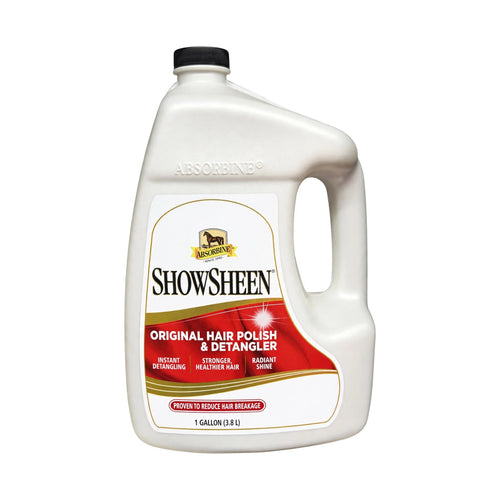 Absorbine ShowSheen Original Hair Polish & Detangler, 1 gallon jug for horses