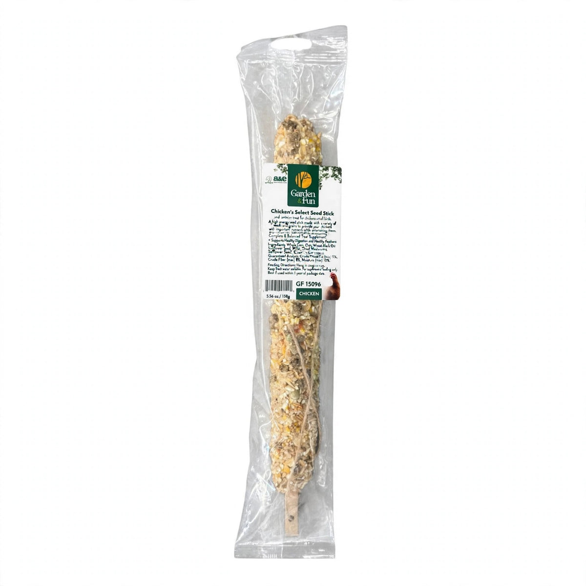 A&E Cage Co. Garden and Fun Chicken's Select Seed Stick