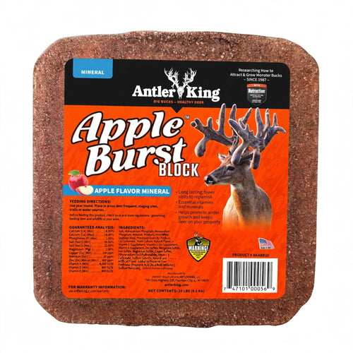 Antler King Apple Burst Block, 20 lb, Apple Flavor Mineral
