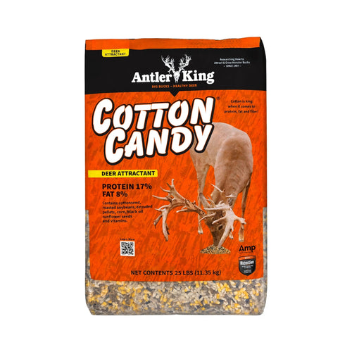 Antler King Cotton Candy deer attractant bag, 25 lb with cottonseed