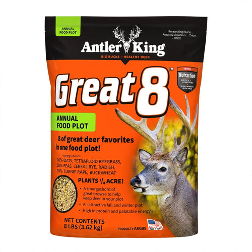 Antler King Great 8 Annual Deer Food Plot Blend, 8 lb