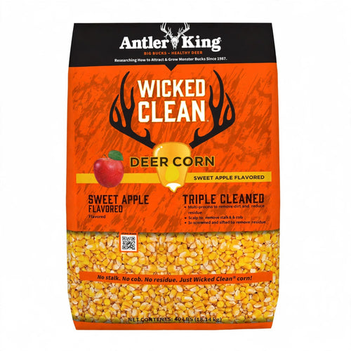 Antler King Wicked Clean Deer Corn Sweet Apple, 40 lb bag