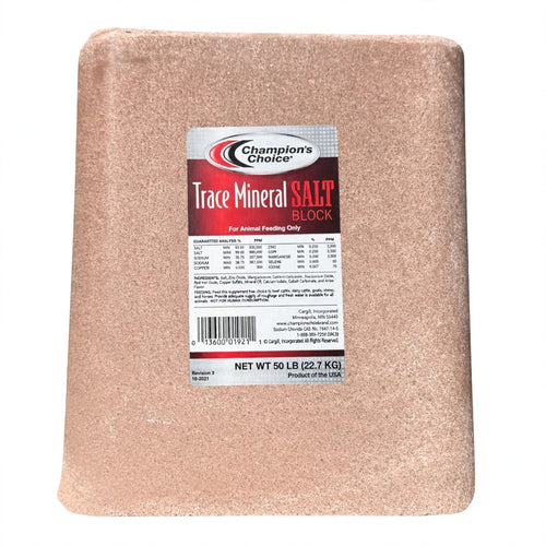Champion's Choice Trace Mineral Salt Block, 50 lb