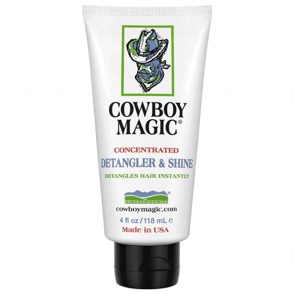 Cowboy Magic Concentrated Detangler & Shine, 4 fl oz tube, detangles hair instantly