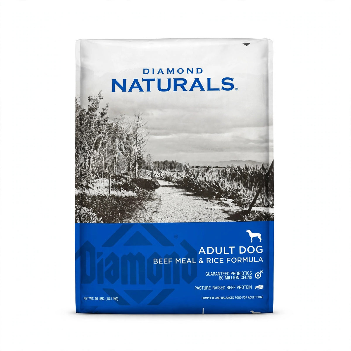 Diamond Naturals Beef Meal & Rice Formula Dry Dog Food 40 lb bag