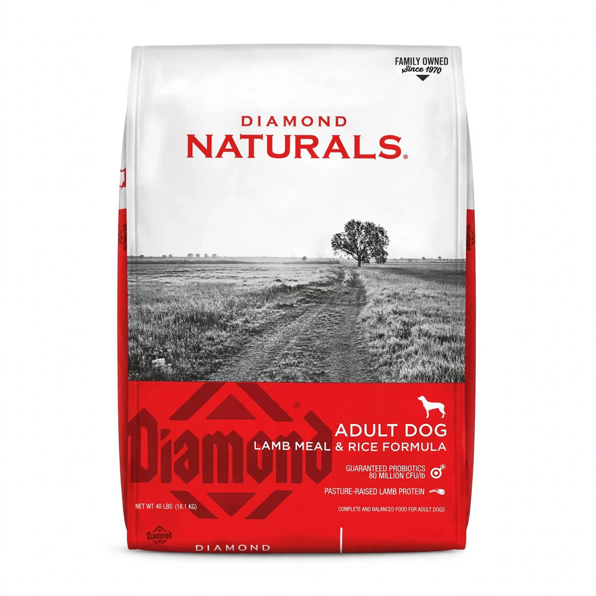 Diamond Naturals Lamb Meal & Rice Formula Dry Dog Food 40 lb bag