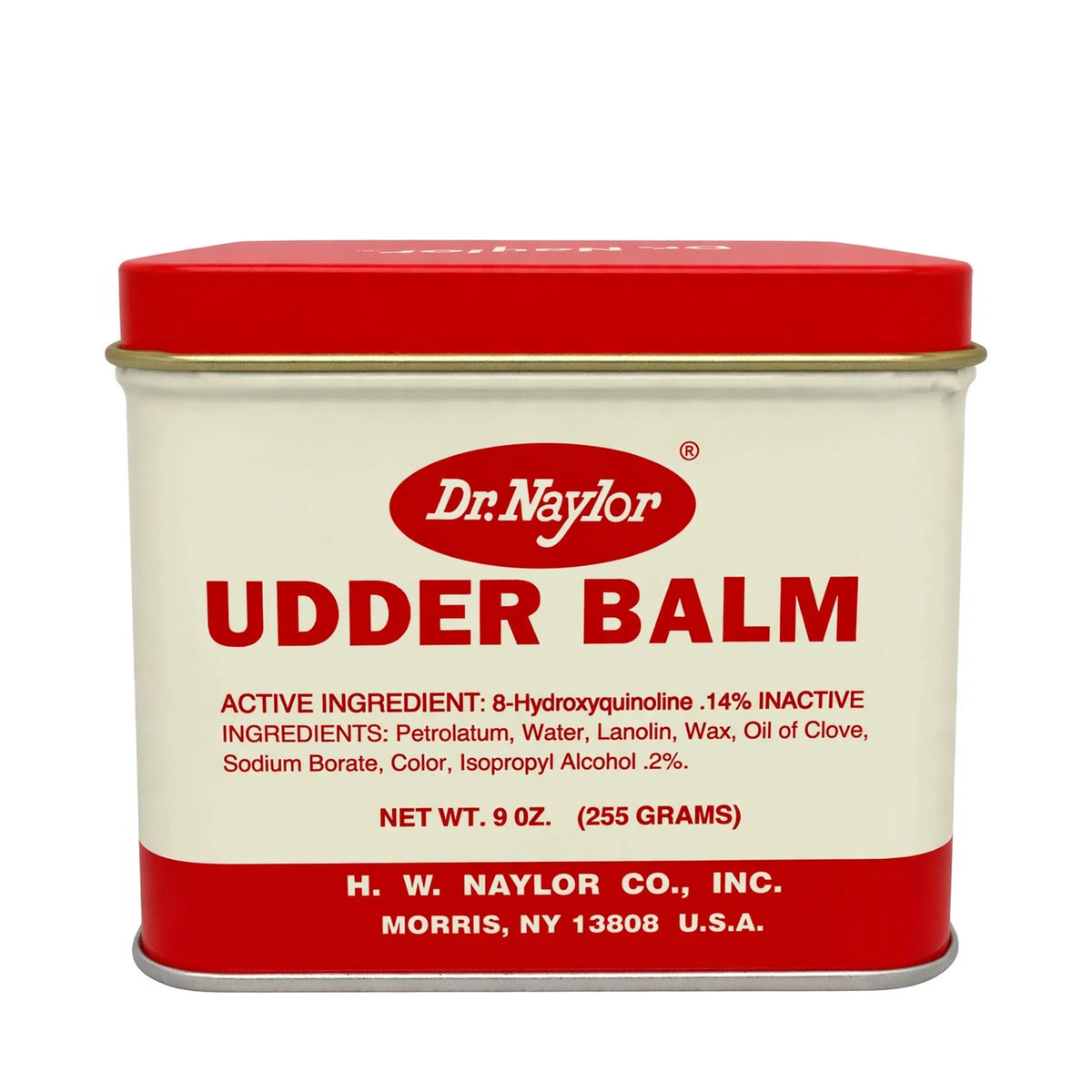 Dr. Naylor Udder Balm, 9 oz tin