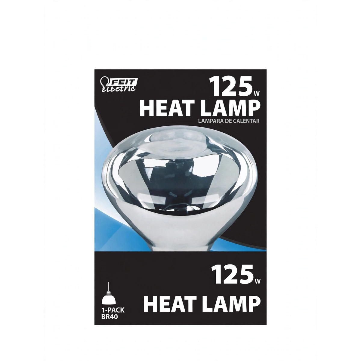 Feit Electric BR40 Heat Lamp Bulb, 125W