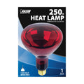 Feit Electric R40 Reflector Heat Lamp Bulb, Red, 250W