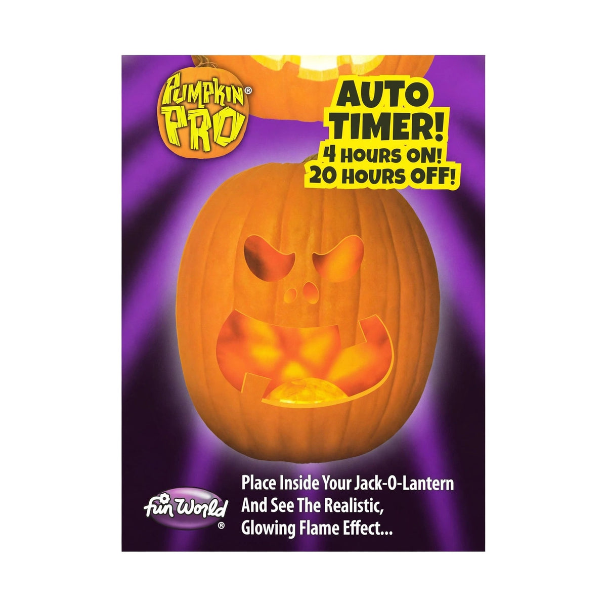 Fun World Pumpkin Pro Flaming Pumpkin Lite box