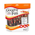 Good 'n' Fun Triple Flavor Kabobs Rawhide Dog Treats, 24 oz, 36 ct