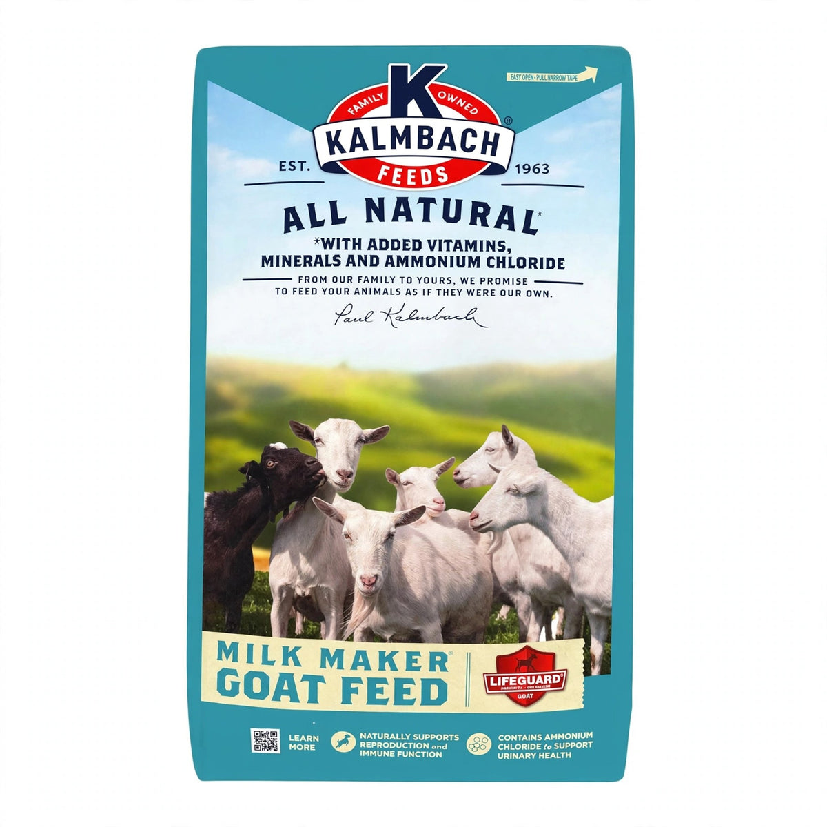 Kalmbach 17% Milk Maker All Natural Goat Feed, 50 lb bag