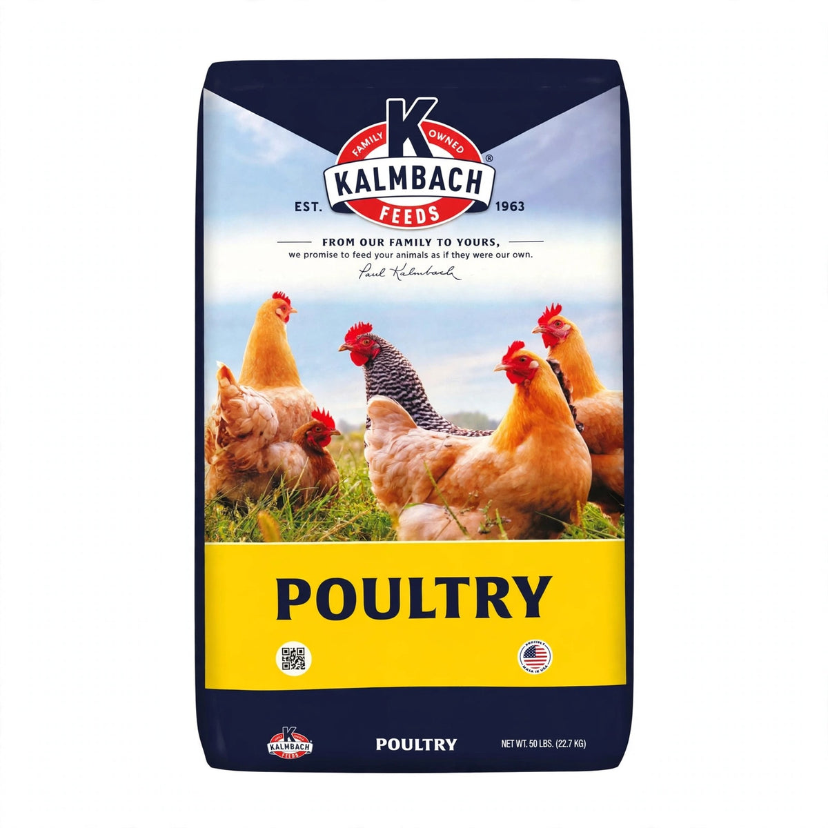 Kalmbach 20% All-Natural Poultry Premix, 50 lb bag