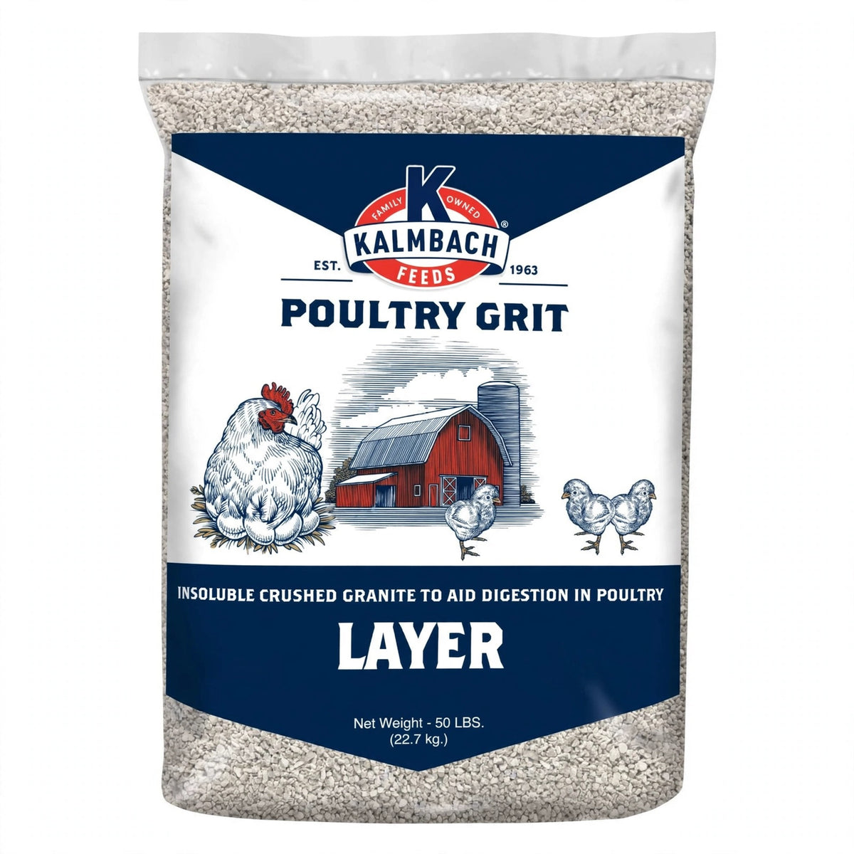 Kalmbach 3/16 Layer Poultry Grit, 50 lb bag