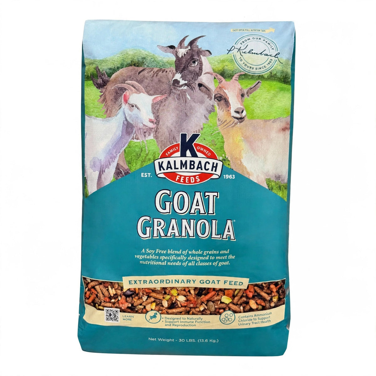 Kalmbach Goat Granola Extraordinary Goat Feed, 30 lb bag