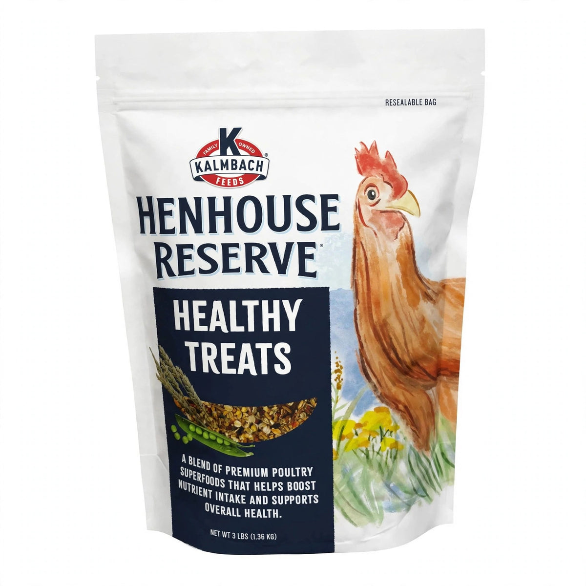 Kalmbach Henhouse Reserve Healthy Treats, 3 lb bag
