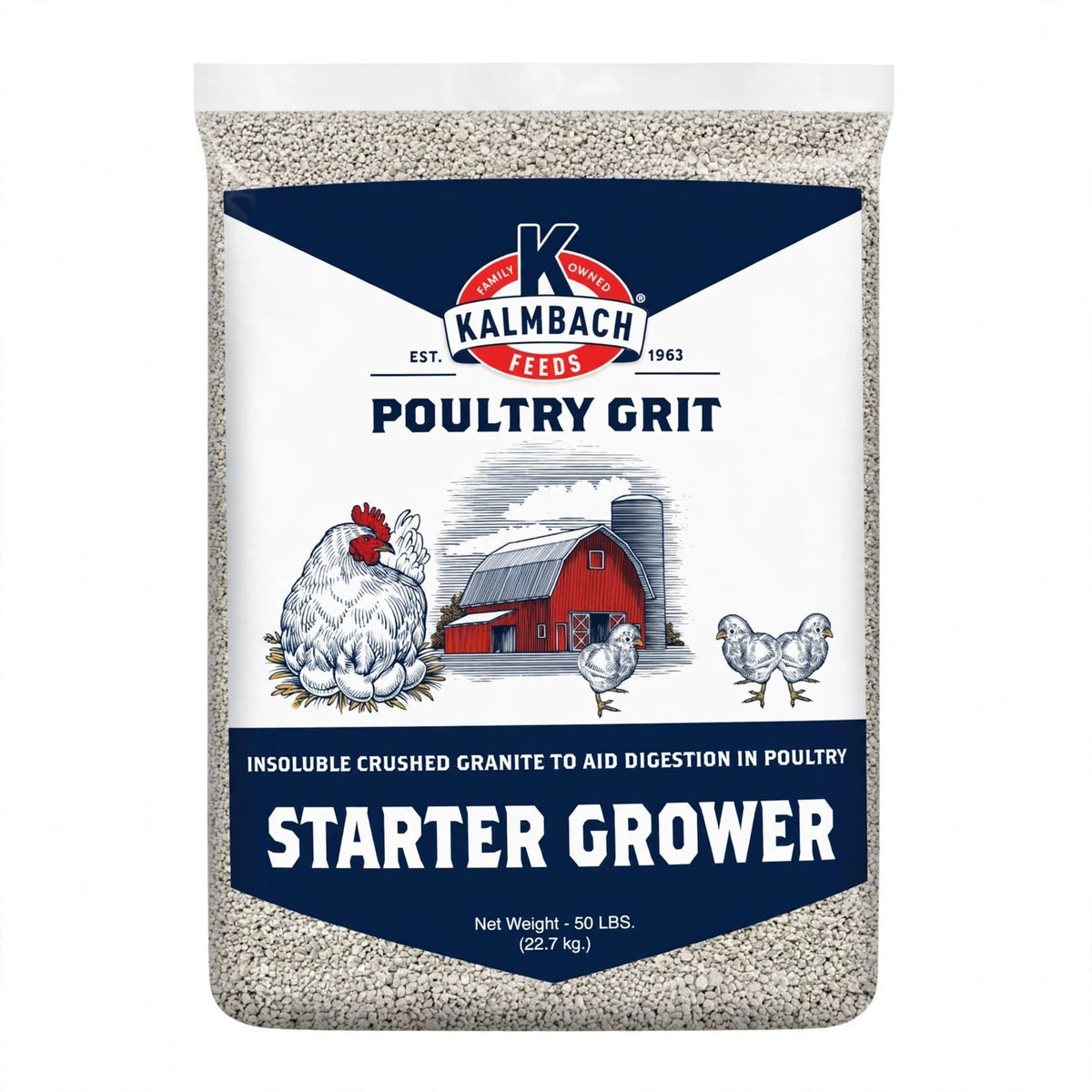 Kalmbach Poultry Grit Starter Grower, 50 lb bag