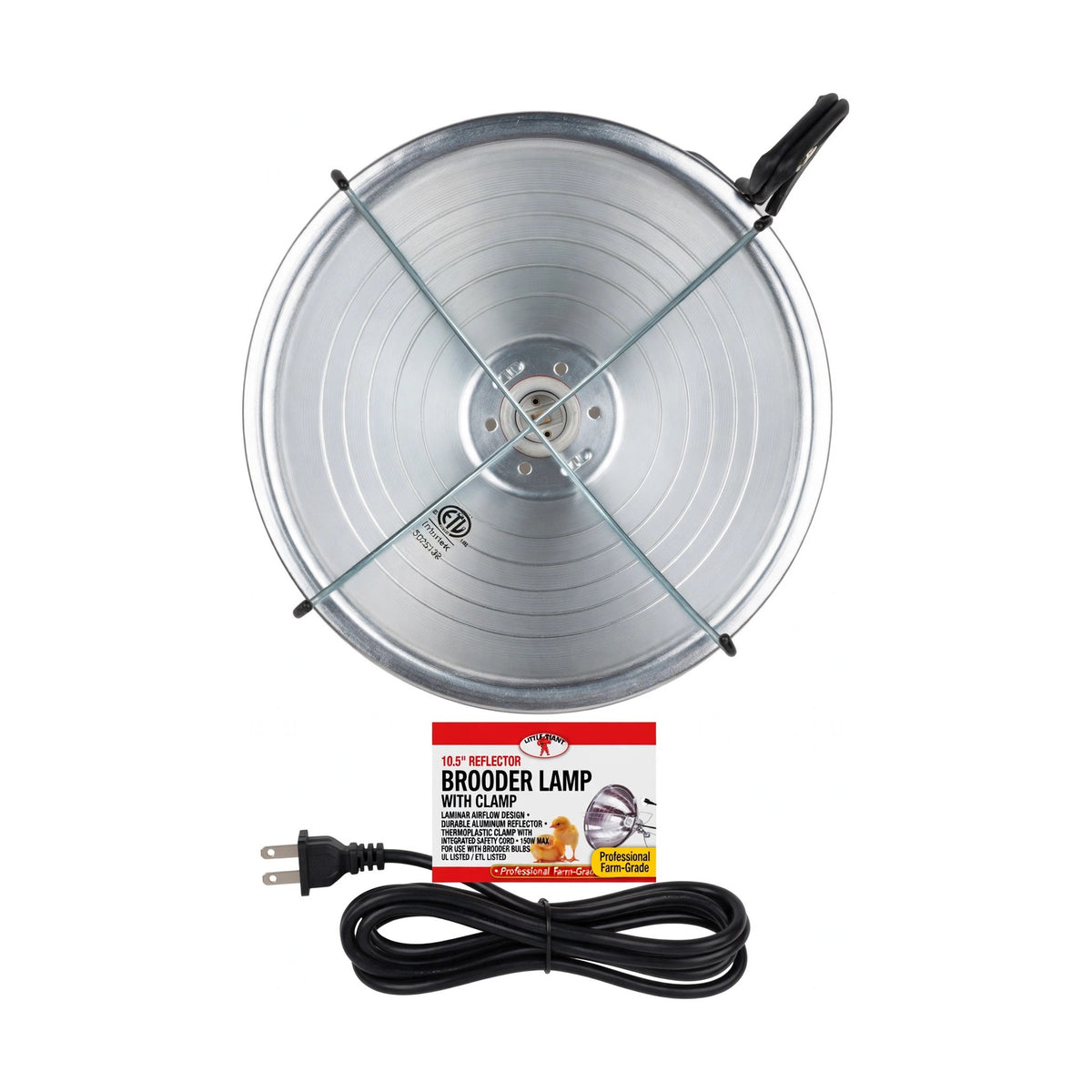 Little Giant Brooder Lamp, 10.5 in reflector brooder lamp with clamp