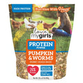 Love My Girls Protein Power Pumpkin & Worms Gourmet Chicken Snacks, 2 lb pouch