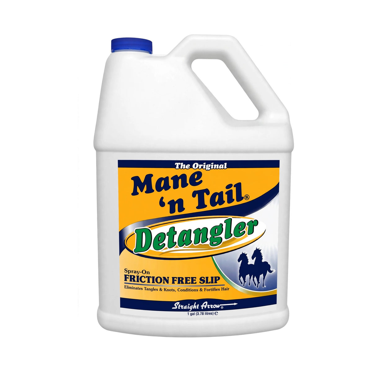 Mane 'n Tail Detangler spray-on friction free slip, 1 gallon jug for horses