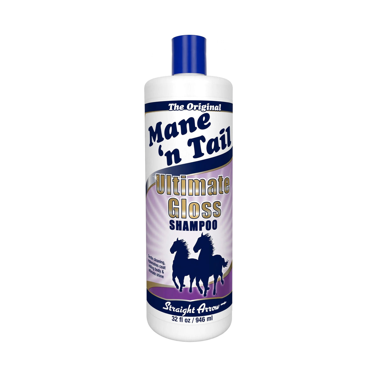 Mane 'n Tail Ultimate Gloss Shampoo, 32 oz bottle for horses