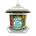 Pennington Classics Recycled Petite Ecozebo opal grey hopper bird feeder, 2.5 lb capacity