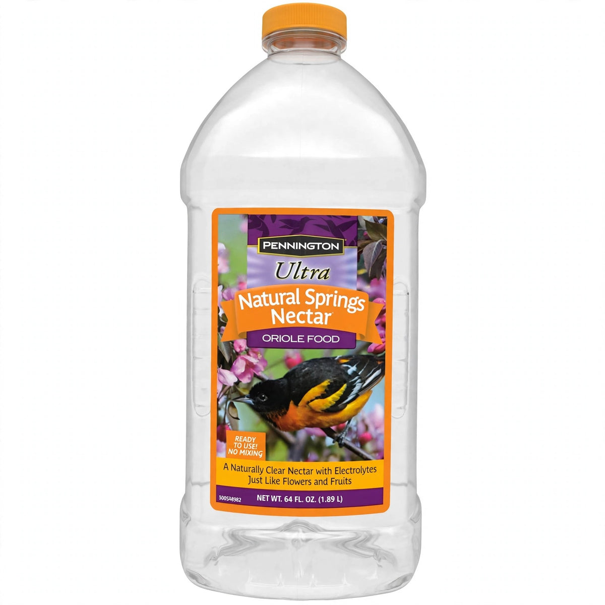 Pennington Ultra Natural Springs Ready to Use Oriole Nectar, 64 fl oz
