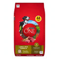 Purina ONE SmartBlend Lamb and Rice Formula Adult Dry Dog Food, 44 lb bag