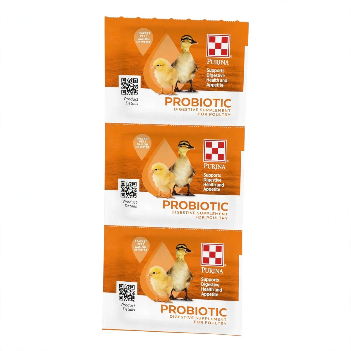 Purina Probiotic Digestive Supplement for Poultry, 3-pack