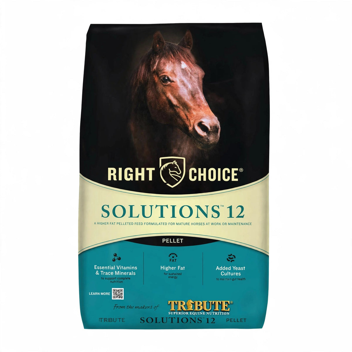 Right Choice Solutions 12 Pelleted Horse Feed, 50 lb bag