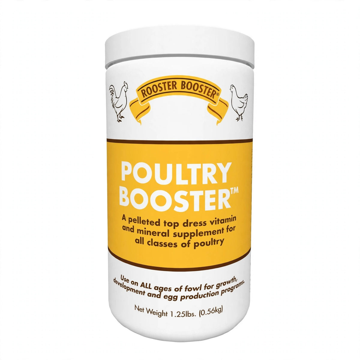 Rooster Booster Poultry Booster Vitamin and Mineral Supplement, 1.25 lb canister