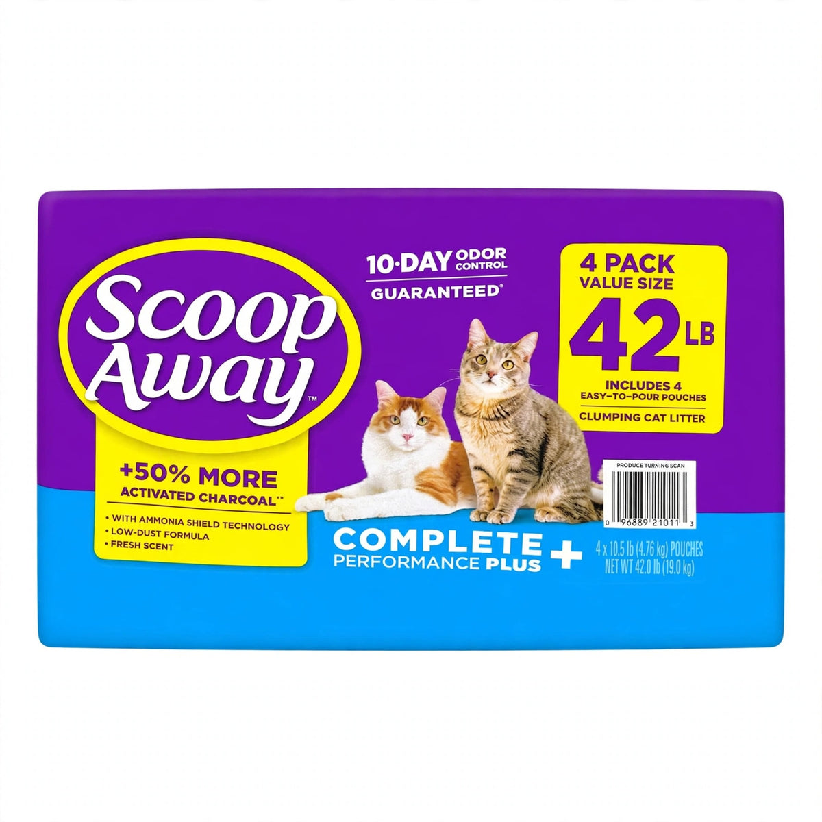 Scoop Away Complete Performance Plus Clumping Cat Litter, 42 lb bag
