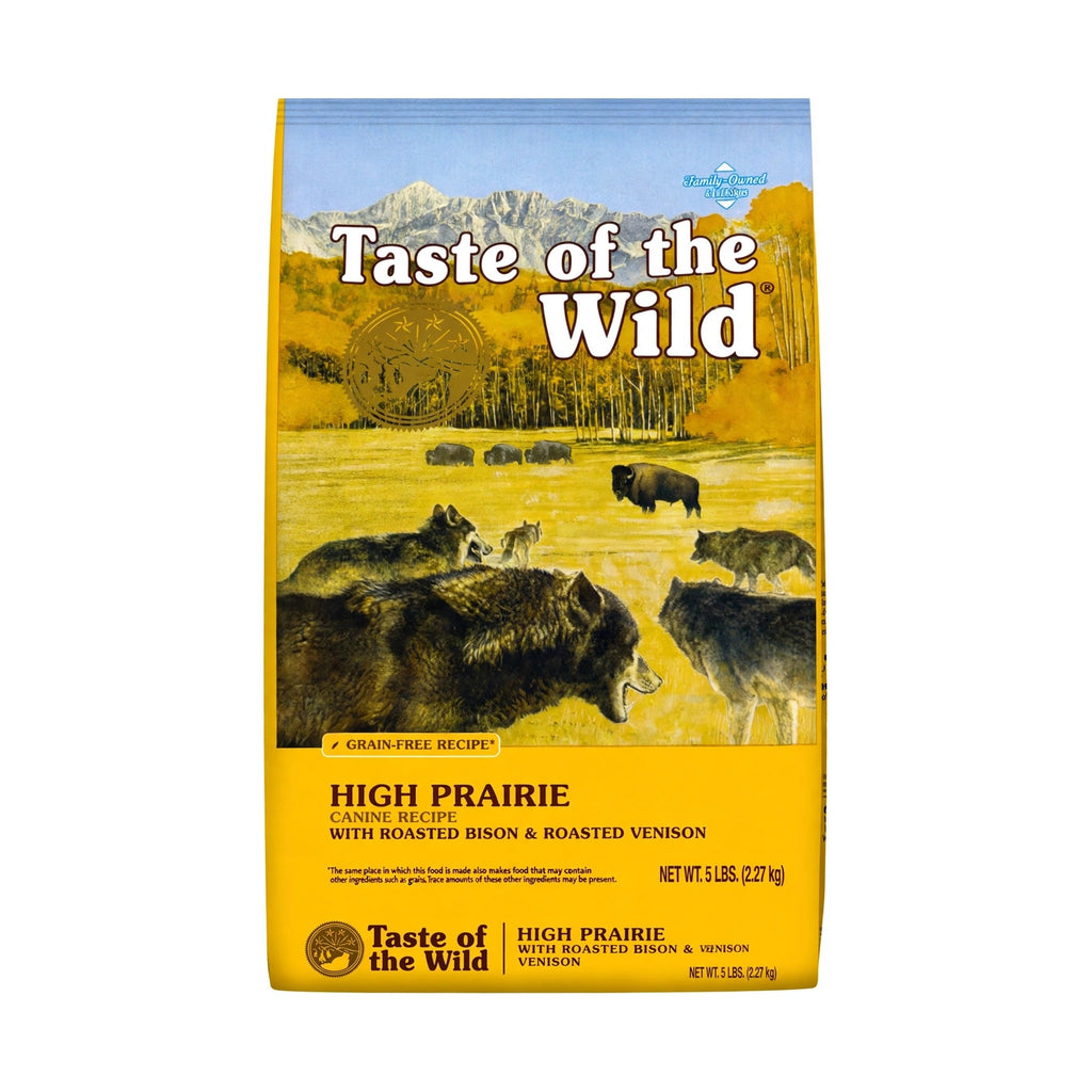 Taste of the Wild High Prairie Roasted Bison & Venison Grain-Free Dry Dog Food 5 lb bag