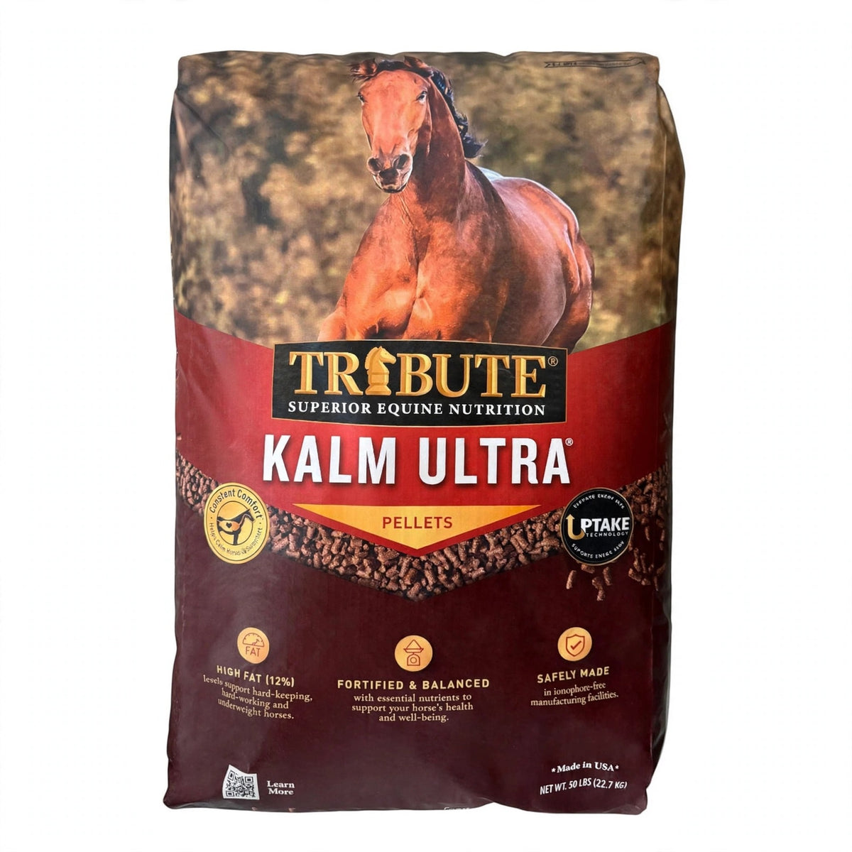 Tribute Kalm Ultra Pelleted Horse Feed, 50 lb bag
