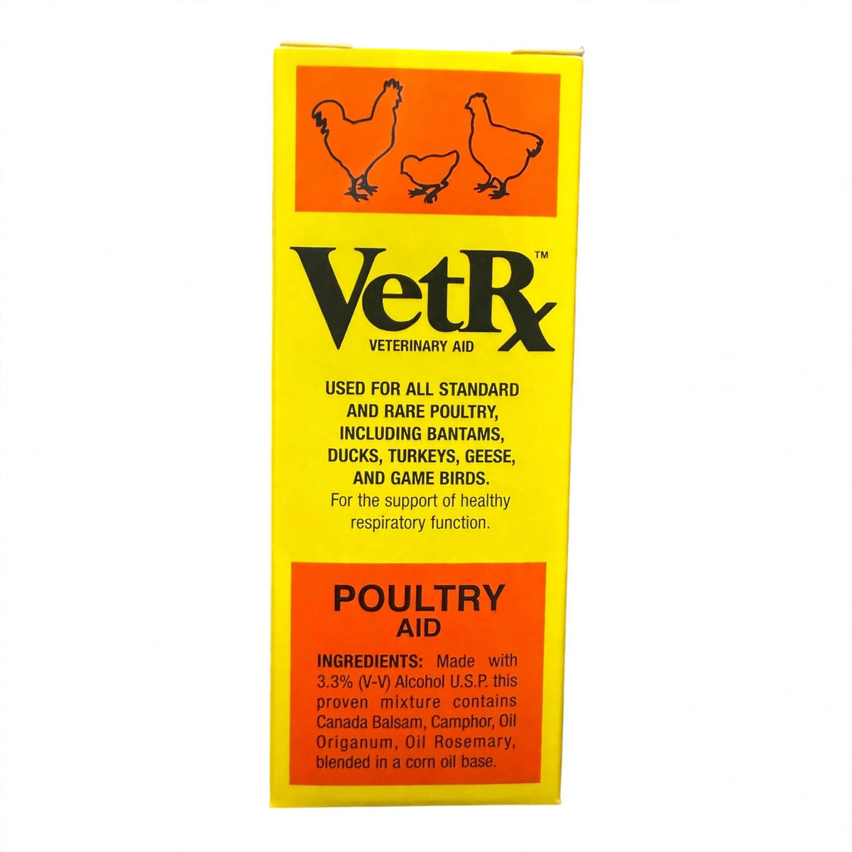 VetRx Poultry Remedy Supplement, Poultry Aid box