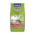 Vitakraft Natural Sand Bath bag for chinchillas, degus and gerbils, 2.2 lb, encourages instinctual grooming and supports clean and healthy fur, no dyes or additives